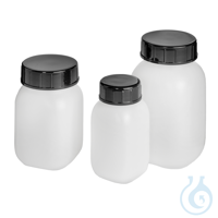 3Artikel ähnlich wie: Flasche PE eckig w.H 250 ml mit Schraubverschluss schwarz inkl. Dichteinlage...