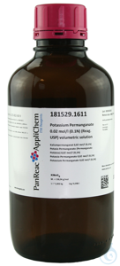 Kaliumpermanganat 0.02 mol/l (0.1N) (Reag. USP) Maßlösung  VE=1 l...