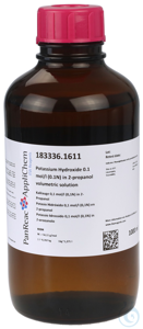 Kalilauge 0.1 mol/l (0.1N) in 2-Propanol Maßlösung  VE=1 l Kalilauge 0.1...