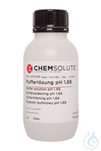 Pufferlösung pH 1.68 (±0.01/25 °C) (rückführbar auf SRM von NIST)  VE=500 ml...