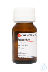 Periodsäure z. A. (min. 99.0 %)  VE=25 g Periodsäure z. A. (min. 99.0 %)...