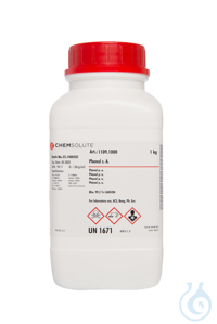 Phenol z. A.. ACS. Reag. Ph. Eur. (min. 99.5 %)  VE=1 kg Phenol z. A.. ACS....