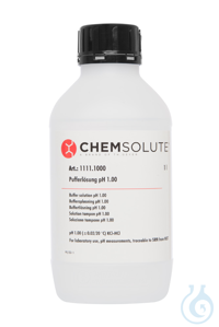 Pufferlösung pH 1.00 (±0.02/20 °C) (rückführbar auf SRM von NIST)  VE=1 l...