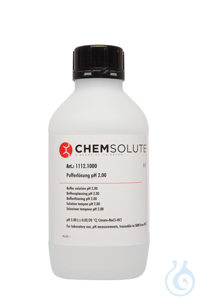 Pufferlösung pH 2.00 (±0.02/20 °C) (rückführbar auf SRM von NIST)  VE=1 l...