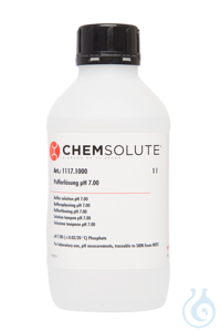 Pufferlösung pH 7.00 (±0.02/20 °C)  (rückführbar von SRM auf NIST)  VE=1 l...