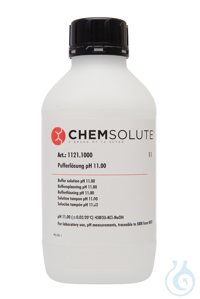Pufferlösung pH 11.00 (±0.02/20 °C) (rückführbar auf SRM von NIST)  VE=1 l...