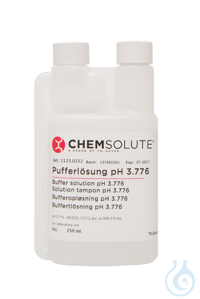 Pufferlösung pH 3.776 (±0.010/25 °C) (gem. DIN 19266. Twin Neck. rückführbar...
