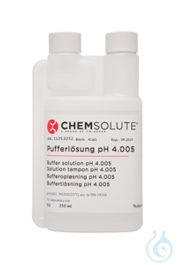 Pufferlösung pH 4.005 (±0.010/25 °C) (gem. DIN 19266. Twin  Neck. rückführbar...