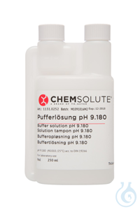 Pufferlösung pH 9.180 (±0.010/25 °C) (gem. DIN 19266. Twin  Neck. rückführbar...