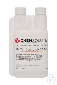 Pufferlösung pH 10.012 (±0.010/25 °C) (gem.  DIN 19266. Twin Neck....