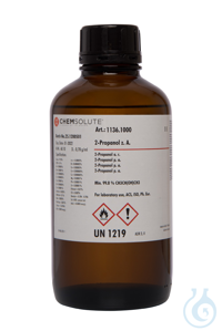 2-Propanol z. A.. ACS. ISO. Reag. Ph. Eur. (min. 99.8  %)  VE=1 l 2-Propanol...