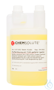 Pufferlösung pH 7.00 gefärbt (gelb) (±0.01/20  °C) (Twin Neck. rückführbar...