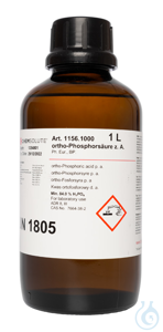 ortho-Phosphorsäure z. A.. Ph. Eur. (min.  84.0  %)  VE=1 l...