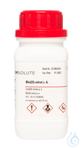 Blei(II)-nitrat z. A.. ACS. Ph. Eur. (99-101 %)  VE=100 g Blei(II)-nitrat z....
