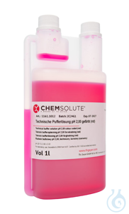 Technische Pufferlösung pH 2.00 gefärbt (rot) (±0.02/25 °C) (Twin Neck....