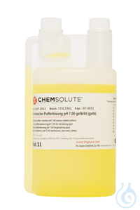 Technische Pufferlösung pH 7.00 gefärbt  (gelb) (±0.02/25 °C) (Twin Neck....