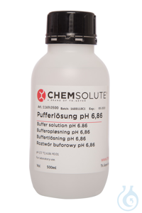 Pufferlösung pH 6.86 (±0.01/25 °C) (rückführbar auf SRM von NIST)  VE=500 ml...