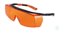 Schutzbrille 2-1.7 U 1 FT K N CE Rahmen schwarz/orange. UV525 Scheibe orange...