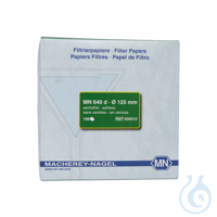 Rundfilter MN 640 d Durchmesser: 12.5 cm  VE=100 Stück Rundfilter MN 640 d...