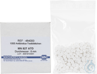 Antibiotica-Testblättchen MN 827 ATD unbedruckt. Format: 9 mm  VE=1000 Stück...