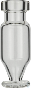 1.1 mL Rollrandflasche N 11 Außendurchmesser: 11.6 mm. Außenhöhe: 32 mm klar....