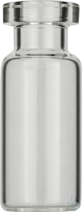 2 mL Rollrandflasche N 13 Außendurchmesser: 13.75 mm. Außenhöhe: 35 mm klar....