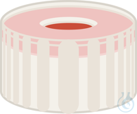 N 9 PP Schraubkappe. farblos. Loch Red Rubber/FEP farblos Härte: 45° shore A...