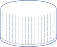 N 24 PP Schraubkappe. weiß. geschlossen Butyl rot/PTFE grau Härte: 50° shore...