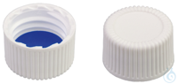 N 13 PP Schraubkappe (bonded. 13-425). weiß. geschlossen Silikon weiß/PTFE...