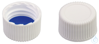 N 15 PP Schraubkappe (bonded. 15-425). weiß. geschlossen Silikon weiß/PTFE...
