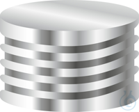 N 18 Magnetische Schraubkappe. silber. geschlossen Butyl rot/PTFE grau Härte:...