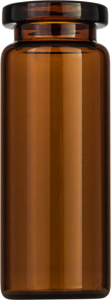 10 mL Headspace Rollrandflasche N 20 Außendurchmesser: 20.5 mm. Außenhöhe:...