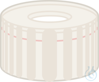 N 9 PP Schraubkappe. farblos. Loch Silikon weiß/PTFE rot Härte: 45° shore A...