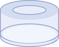 N 11 PE Kappe. transparent. geschlossen mit dünner Durchstichstelle  VE=100...