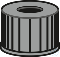 N 8 PP Schraubkappe. schwarz. Loch  VE=100 Stück N 8 PP Schraubkappe....