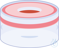 N 11 PE Schnappringkappe. farblos. Loch Red Rubber/FEP farblos Härte: 45°...