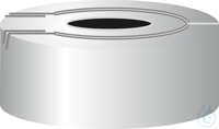 N 20 Aluminium Überdruck-Sicherheitskappe. silber. Loch  VE=100 Stück N 20...