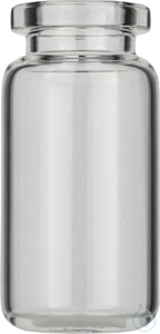 10 mL Headspace Rollrandflasche N 20 Außendurchmesser: 22.5 mm. Außenhöhe: 46...