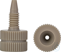 Fingertight Fitting 1/16''. PEEK einteilig. mit rundem Griff  VE=1 Stück...