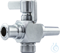 CHROMABOND Durchflusshähne Messing. verchromt. matt  VE=12 Stück CHROMABOND...