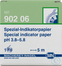 Spezial-Indikatorpapier pH 3.8-5.8 Testpapier Messbereich: pH 5.8 Rolle à 5 m...