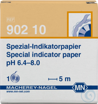 Spezial-Indikatorpapier pH 6.4-8.0 Testpapier Messbereich: pH 8.0 Rolle à 5 m...