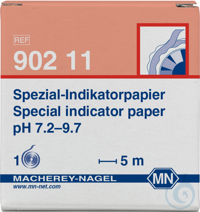 Spezial-Indikatorpapier pH 7.2-9.7 Testpapier Messbereich: pH 9.7 Rolle à 5 m...