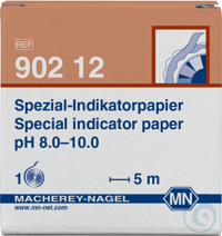 Spezial-Indikatorpapier pH 8.0-10.0 Testpapier Messbereich: pH...