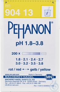 PEHANON pH 1.8 - 3.8 Dose à 200 Streifen 11 x 100 mm  VE=200 Strip PEHANON pH...