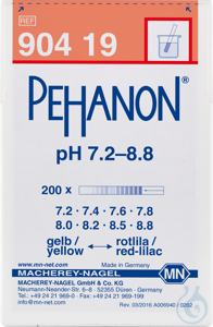 PEHANON pH 7.2 - 8.8 Dose à 200 Streifen 11 x 100 mm  VE=200 Strip PEHANON pH...