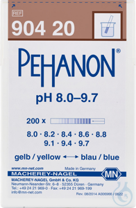 PEHANON pH 8.0 - 9.7 Dose à 200 Streifen 11 x 100 mm  VE=200 Strip PEHANON pH...