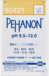 PEHANON pH 9.5 - 12.0 Dose à 200 Streifen 11 x 100 mm  VE=200 Strip PEHANON...