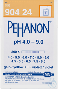 PEHANON pH 4.0 - 9.0 Dose à 200 Streifen 11 x 100 mm  VE=200 Strip PEHANON pH...