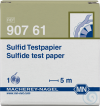 Sulfid Testpapier Testpapierrolle 5 m Länge. 7 mm Breite  VE=1 Roll Sulfid...